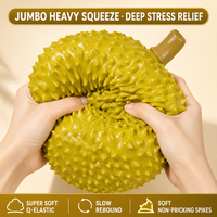 Jouet Squishy Géant Durian Southpeak, Jouets Sensoriels Anti-Stress en TPR Souple, Squishy à Remontée Lente avec Picots Doux, Vente en Gros OEM