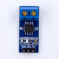 Module de capteur de courant Hall ACS712ELC-20A, module ACS712 20A, carte d'indicateur d'alimentation 5V, bricolage