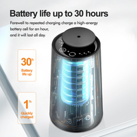 Porte-gobelet pour voiture Diffuseur d'arômes Parfum de voiture USB rechargeable Diffuseur d'huile d'aromathérapie Diffuseur de parfum pour voiture