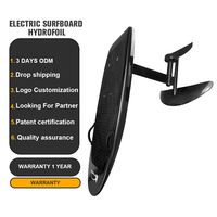 Planche de surf électrique hydrofoil en fibre de carbone, télécommandée, pour sports nautiques, moteur 8 kWh, vitesse 60 km/h