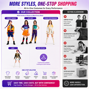 Conjunto de Disfraces de Halloween para Niñas, Estilo KPOP, para TV y Cine, de Poliéster, Disponibles al por Mayor - Product Image 4