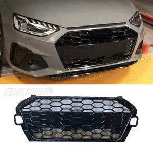 Pour Audi A4L 2020 : Grille de pare-chocs décorative, cache de feux antibrouillard, lèvre de pare-chocs avant, kit carrosserie, grille de pare-chocs avant, pièce extérieure - Product Image 2