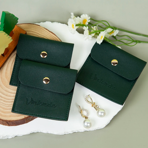 Bolsa de Almacenamiento de Joyería Simple de 8*8cm, Bolsa para Anillos y Aretes, Adecuada para Guardar Diversos Artículos Pequeños, Bolsas de Maquillaje de una Sola Capa - Product Image 6