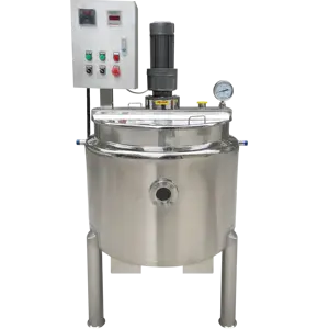 Machine de fabrication de parfum Réservoir en acier inoxydable Réservoir de mélange à double enveloppe Machine de fabrication de savon