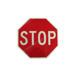 Angepasst achteckige reflektierende glow in the dark stop verkehrs zeichen - Product Image 4