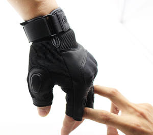 Guantes personalizados anticorte de tres dedos sin dedos Guantes tácticos automáticos para motocicleta sin dedos Guantes mecánicos personalizados - Product Image 3