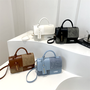 Borse a <span class=keywords><strong>Tracolla</strong></span> Vintage da <span class=keywords><strong>Donna</strong></span> con Motivi Geometrici in PU, Fodera in Poliestere e Catene, <span class=keywords><strong>Piccola</strong></span> <span class=keywords><strong>Borsa</strong></span> Messenger - Product Image 1