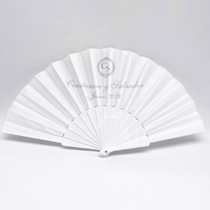Ventiladores de Mano Personalizados de Alta Calidad QM, con Logotipo Impreso por Sublimación, Hechos a Mano, Portátiles, de Plástico PP - Product Image 2