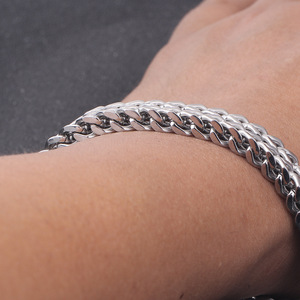 Pulsera de Cadena de Hueso de Dragón de Acero Inoxidable de 12 mm, Joyería de Estilo Punk Rock Hip Hop para Hombres y Mujeres - Product Image 3