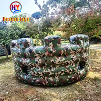 Nouvel équipement de paintball gonflable au design unique pour terrains de sport – Bunkers et armes incroyables