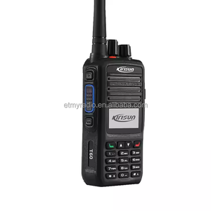 Kirisun T60 Walkie Talkie Analógico Portátil UHF IP65, Radio Bidireccional Resistente al Agua con Teclado y Antena - Product Image 3