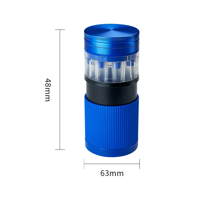 Factory wholesale custom logo corated Aluminium high quality good looking Tobacco dry herb Grinder with diamond design