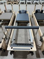 YA ZU Fitness Reformer de Pilates Commercial Portable pour Studio de Yoga et d'Exercice avec Demi-Tourneuse