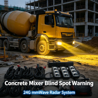 Système d'alarme anti-collision pour zone aveugle arrière de véhicule Yteq ROWS10 Plug & Play, radar de détection 24 GHz, portée 10 m, avertisseur sonore et lumières d'alarme