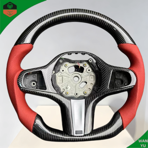 Volante Personalizado de Fibra de Carbono Real para <span class=keywords><strong>BMW</strong></span> E63 E60 M5 E61 E64 525i 530 630 <span class=keywords><strong>650</strong></span> Serie 5 Serie 6 - Product Image 1