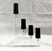 Grosir 2ml 3ml 5ml 10ml kecil kosong semprot isi ulang parfum Tester perjalanan ramping kaca sampel botol parfum