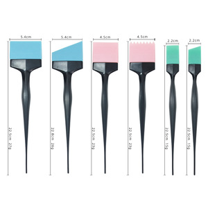 Custom Logo Reusable Silicone Removable Plastic <b>Hair</b> Color Silicone Head <b>Dye</b> <b>Brush</b> <b>Hair</b> Beauty Care <b>Hair</b> Tint <b>Brush</b> Tool - Product Image 3