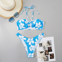 Vente chaude Designer De Luxe Bikinis Femmes Maillots De Bain Bandeau À Bretelles Halter Maillot De Bain Tie Dye Sexy Bikini Ensembles