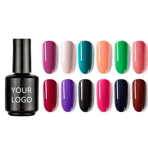 Factory Outlet New Design Private Label 15ml Colorful Nail Gel Polish Wholesale Semi Permanent Nail Paint