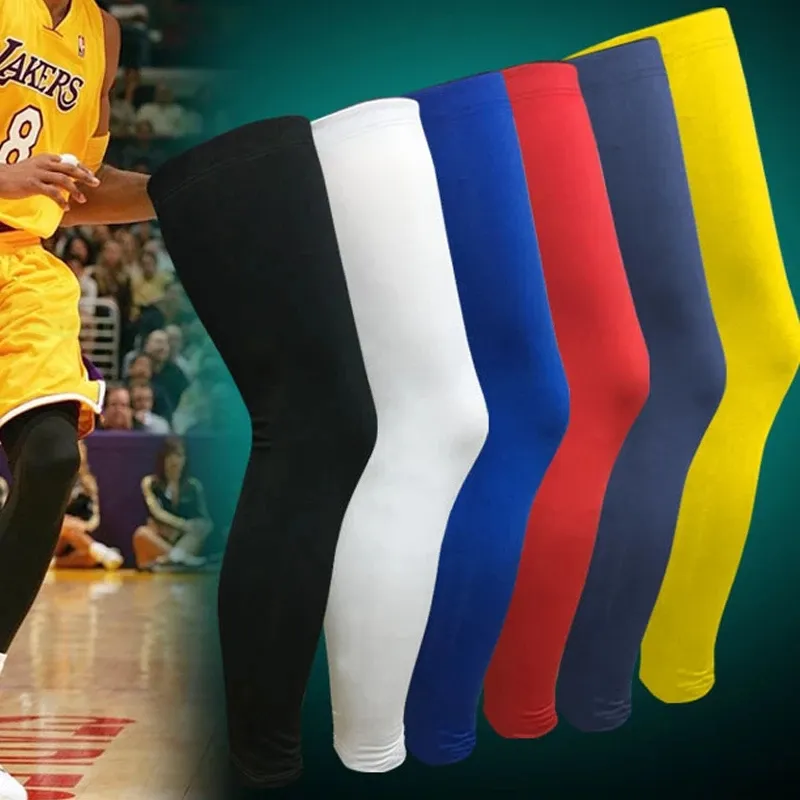 Super Elastic Spandex Basketball Knee Pad Support Brace Football Leg Calf Thigh Compression Sleeve