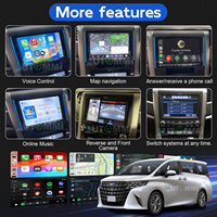 Kit Decoder Wireless per Apple CarPlay e Android Auto, Modulo Interfaccia per Toyota Alphard Vellfire ANH10 ANH20 2005-2014