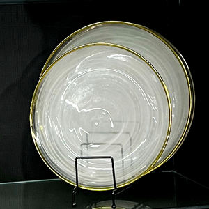 ZK230225 plaque <span class=keywords><strong>de</strong></span> verre <span class=keywords><strong>de</strong></span> peinture <span class=keywords><strong>rouge</strong></span> conception plaque <span class=keywords><strong>de</strong></span> mariage en verre résistant à la chaleur assiettes <span class=keywords><strong>de</strong></span> dîner en verre <span class=keywords><strong>de</strong></span> noël pour Restaurant - Product Image 6