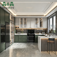 Meubles de cuisine modernes SLS Shaker sur mesure, design modulaire écologique, ensemble de meubles de cuisine intégrés de luxe