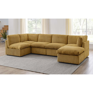 Moderno Conjunto de Sofá <span class=keywords><strong>Esquinero</strong></span> en Forma de L, Plegable, de <span class=keywords><strong>Aluminio</strong></span>, de 4 Piezas, con Tapicería de Tela para Uso en Interiores - Product Image 3