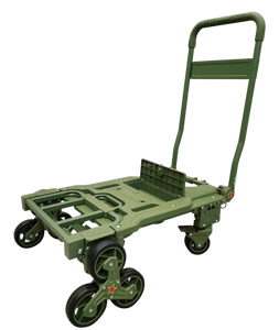Carros de mano y carro plegable 2 en 1, carro convertible para subir escaleras, 90KG/150KG, herramienta de transporte fuerte - Product Image 3