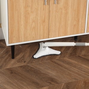 Balai serpillère à plat en plastique avec tête en microfibre, pour le nettoyage des rayures - Product Image 4