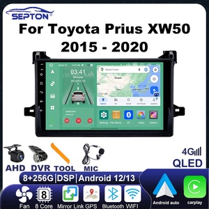 Reproductor de DVD para Auto con GPS, Navegación, Electrónica para Auto, Pantalla Carplay, Radio Android para <span class=keywords><strong>Toyota</strong></span> <span class=keywords><strong>Prius</strong></span> XW50 2015-<span class=keywords><strong>2020</strong></span> - Product Image 4