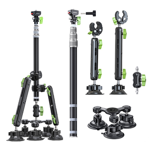 Kit <span class=keywords><strong>de</strong></span> montaje en coche Soporte <span class=keywords><strong>de</strong></span> cámara <span class=keywords><strong>de</strong></span> montaje <span class=keywords><strong>de</strong></span> triple succión con <span class=keywords><strong>palo</strong></span> <span class=keywords><strong>Selfie</strong></span> <span class=keywords><strong>de</strong></span> 1,3 m para <span class=keywords><strong>Gopro</strong></span> Hero Insta360 DJI OSMO Cámara <span class=keywords><strong>de</strong></span> deportes <span class=keywords><strong>de</strong></span> acción - Product Image 2