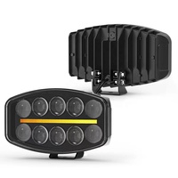 Camión faro Luces Led Para Camion Spotlight camión 10 pulgadas Led Spot faro Led blanco ámbar Drl apto para Scania Volvo DAF MAN