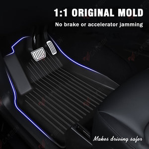 <span class=keywords><strong>Tapis</strong></span> de sol modèle Y pour Tesla MY Juniper TPE Car Mats Foot Pad 2025 + - Product Image 4