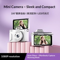 Nouvelle caméra espion M37 transfrontalière avec écran rotatif à 180°, flash LED, enregistrement vidéo haute définition, et cordon portable pour étudiants