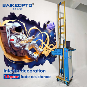 Máquina de Impresión de Paredes de Baja Inversión y Alto Rendimiento, Impresora de Inyección de Tinta UV 3D para Decoración del Hogar, Negocio con Rápido Retorno de la Inversión - Product Image 3