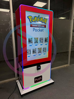 Atractiva Máquina Expendedora de Cajas Misteriosas de Tarjetas Coleccionables con Pantalla Táctil Independiente de 43 Pulgadas y LED Personalizado para Tiendas de Centros Comerciales, Compatible con Apple Pay