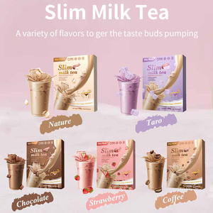 Té de la leche adelgazante Chocolate natural Fresa Taro Sabor Anti Apetito Aumento de la saciedad Energía Boost Té de la leche - Product Image 5