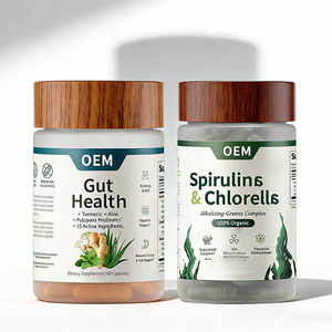 Cápsulas Naturales de Espirulina para la Salud Intestinal en Adultos, OEM/ODM, Set de Cápsulas para la Salud <span class=keywords><strong>Gastrointestinal</strong></span> - Product Image 2