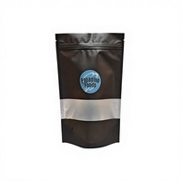 Sachet Doypack Personnalisé en Papier Kraft, Sac Écologique à Fermeture Zip avec Fenêtre Transparente pour Snacks, Noix, Aliments, Vente en Gros