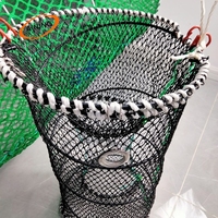 De pêche Cage Crabe De Pêche Net Écrevisses Homard Crevettes Piège En Direct
