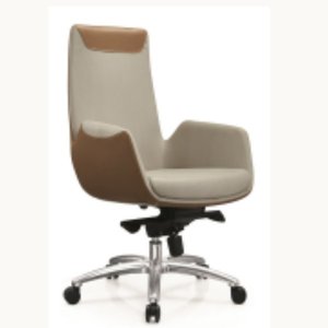 เก้าอี้สำนักงานหนังที่ทันสมัยและสะดวกสบายพร้อมที่เท้าแขนและพนักพิง37731-6627A 37731-6627D 37731-6627B - Product Image 4