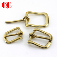 Boucles de ceinture en laiton massif, boucles à ardillon pour hommes et femmes, plusieurs tailles 10-38 mm, quincaillerie de ceinture personnalisable