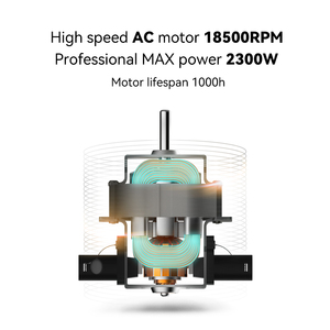 Secador de Pelo FirePhoenix 5600S para Entrenamiento de Peluquería, Motor AC de 2300W, Secador de Pelo Duradero de Grado Estudiantil, Venta al Por Mayor - Product Image 3
