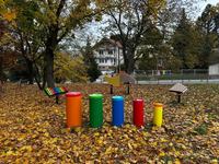 Usine chinoise KID PLAYGROUND CONGAS instruments de musique tambours à percussion Rainbow Bongos tambour aire de jeux Five Congas