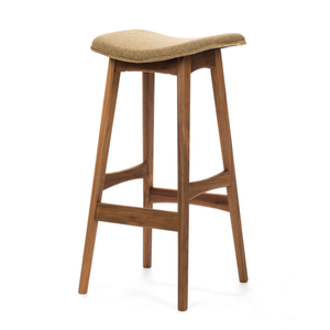 Exotische Raffinesse Teakwurz-Hochs tühle Gepolstertes tropisches Fusions design für Restaurants zu Hause und Restaurants im europäischen Resort - Product Image 6