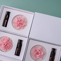 Diffuseur de pierres en gros, diffuseur d'huiles essentielles en céramique en forme de fleur, diffuseur en pierre, pierre aromatique, plat en céramique