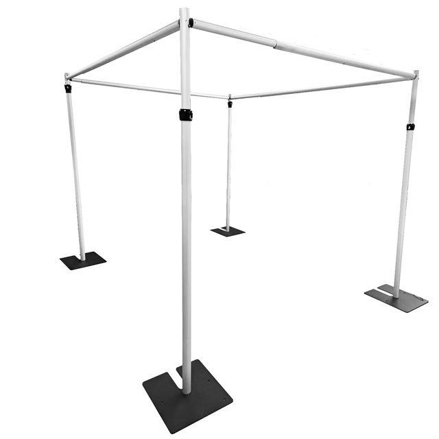 Adjustable Height/Width Heavy Duty Photography Background Support All-Metal Construction Party Birthday Wedding Backdrop Stand