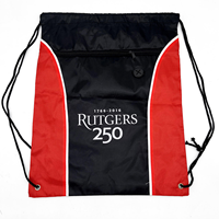 Sac à cordon personnalisé avec logo, en nylon imperméable et polyester réutilisable 210D, sac à dos de sport promotionnel réutilisable