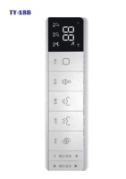 Siège de toilette intelligent avec bidet, commande sans fil, code fixe, code d'apprentissage, piles AAA